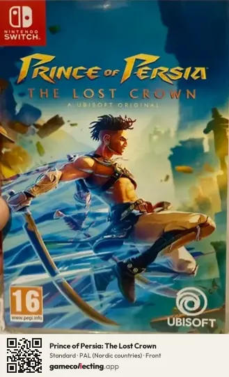 Prince of Persia: The Lost Crown Nintendo Switch, Nordic countries box front