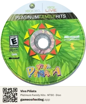 Viva Piñata Xbox 360, NTSC disc