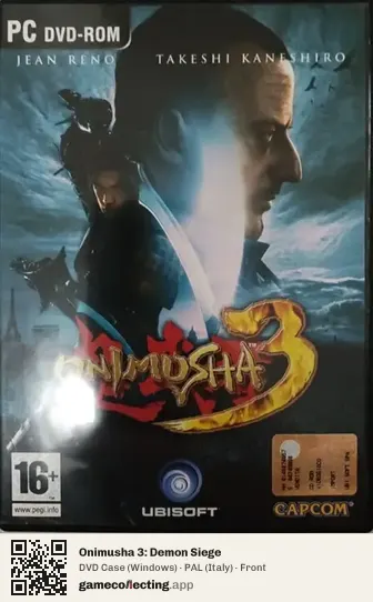 Onimusha 3: Demon Siege Computer, Italy box front