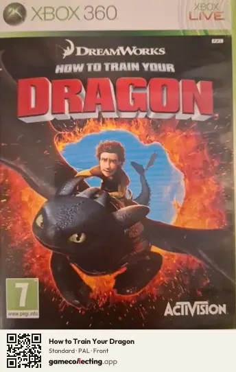 How to Train Your Dragon Xbox 360, PAL box front