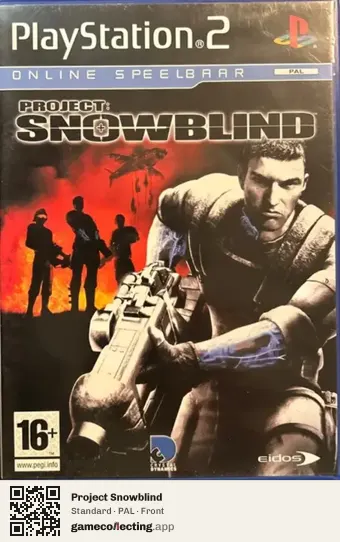 Project Snowblind PlayStation 2, PAL box front