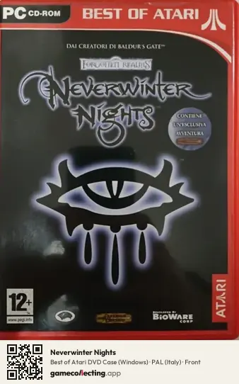 Neverwinter Nights Computer, Italy box front