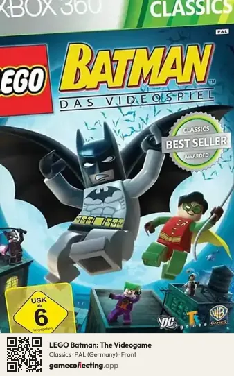 LEGO Batman: The Videogame Xbox 360, Germany box front