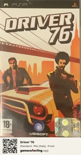 Driver '76 PlayStation Portable, Italy box front