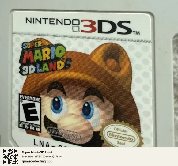 Super Mario 3D Land Nintendo 3DS, Canada box front