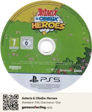 Asterix & Obelix: Heroes PlayStation 5, PAL disc