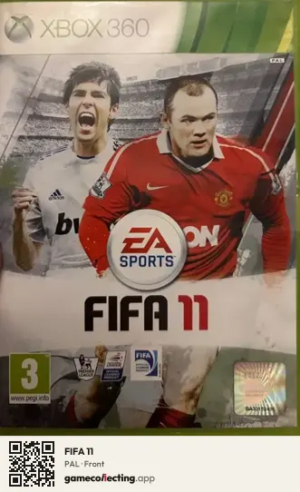 FIFA 11 Xbox 360, PAL box front