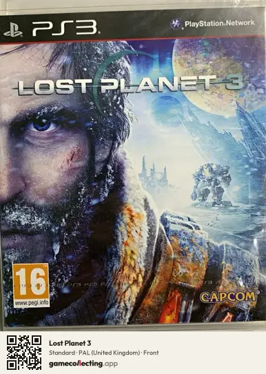 Lost Planet 3 PlayStation 3, United Kingdom box front