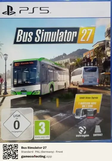 Bus Simulator 27 PlayStation 5, Germany box front