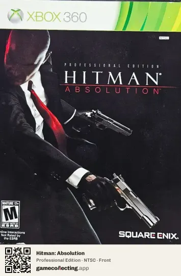 Hitman: Absolution Xbox 360, NTSC box front