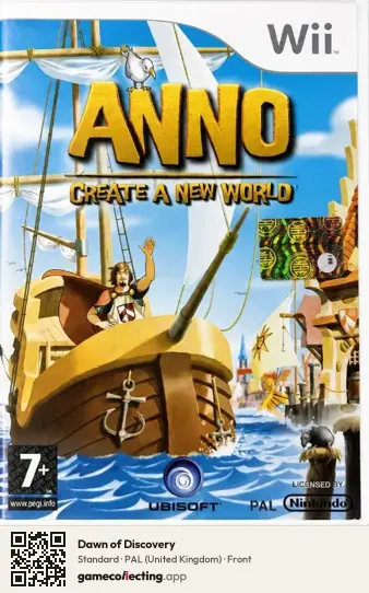 Dawn of Discovery Nintendo Wii, United Kingdom box front