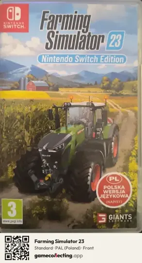 Farming Simulator 23 Nintendo Switch, Poland box front
