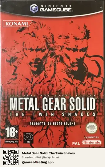 Metal Gear Solid: The Twin Snakes Nintendo GameCube, Italy box front