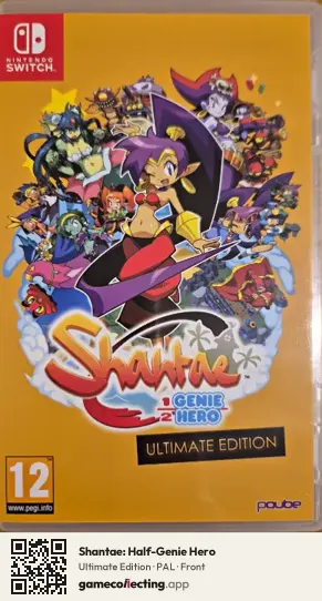 Shantae: Half-Genie Hero Nintendo Switch, PAL box front