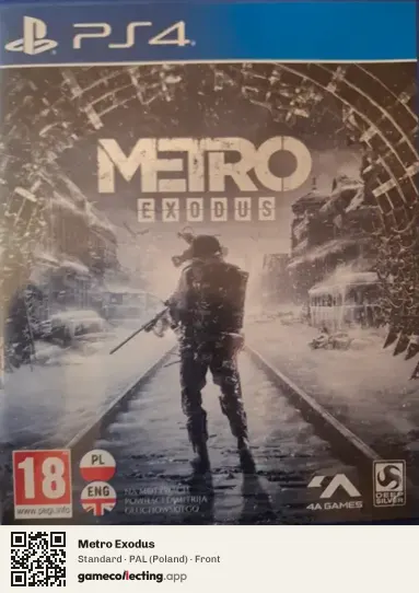 Metro Exodus PlayStation 4, Poland box front