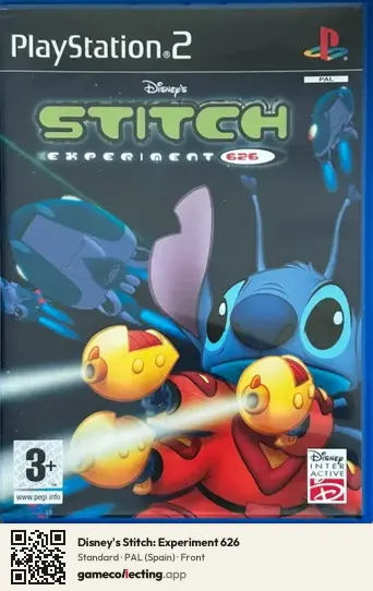 Disney's Stitch: Experiment 626 PlayStation 2, Spain box front
