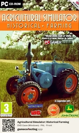 Agricultural Simulator: Historical Farming Computer, PAL box front