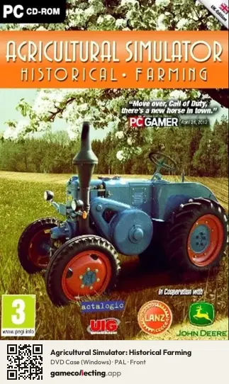Agricultural Simulator: Historical Farming Computer, PAL box front