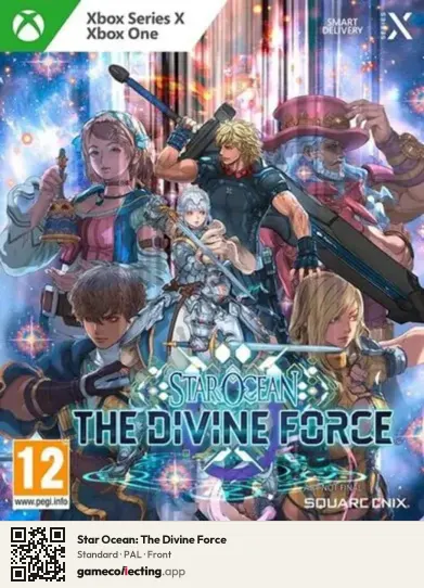 Star Ocean: The Divine Force Xbox Series X, PAL box front