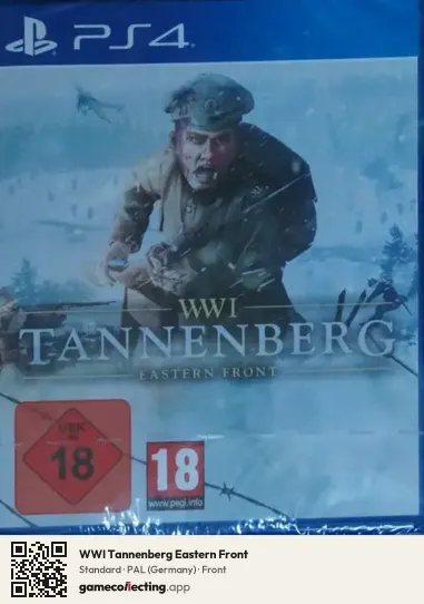 WWI Tannenberg Eastern Front PlayStation 4, Germany box front