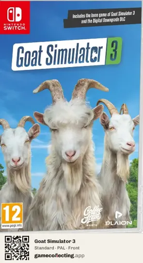 Goat Simulator 3 Nintendo Switch, PAL box front