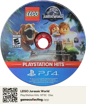 LEGO Jurassic World PlayStation 4, NTSC disc