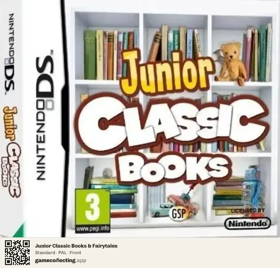 Junior Classic Books & Fairytales Nintendo DS, PAL box front