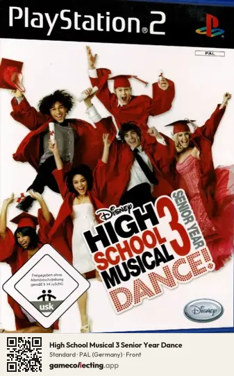 High School Musical 3 Senior Year Dance PlayStation 2, Germany box front