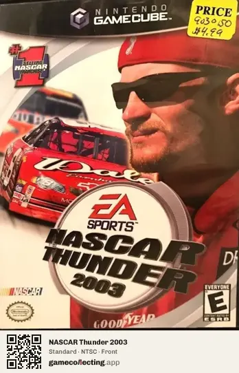 NASCAR Thunder 2003 Nintendo GameCube, NTSC box front