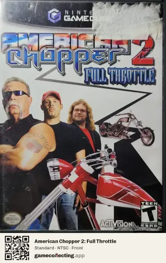 American Chopper 2: Full Throttle Nintendo GameCube, NTSC box front