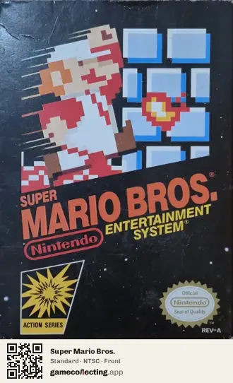 Super Mario Bros. Nintendo Entertainment System, NTSC box front