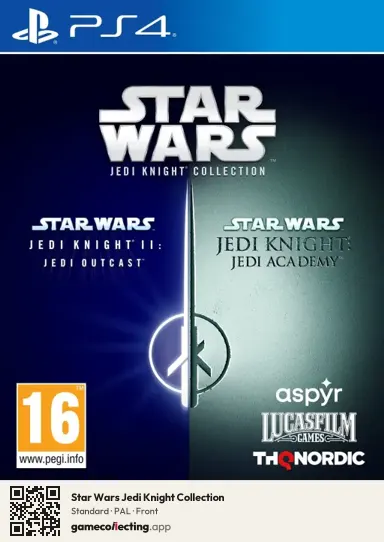 Star Wars Jedi Knight Collection PlayStation 4, PAL box front