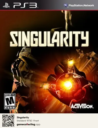 Singularity PlayStation 3, NTSC box front