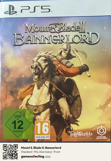 Mount & Blade II: Bannerlord PlayStation 5, Germany box front