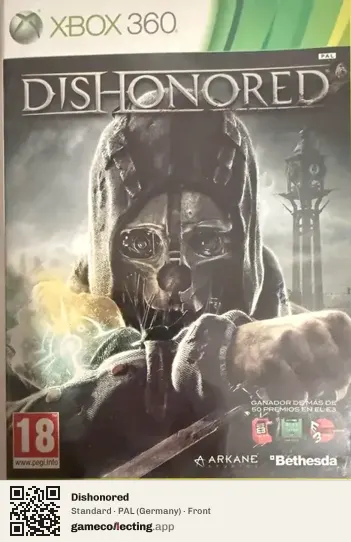 Dishonored Xbox 360, Germany box front