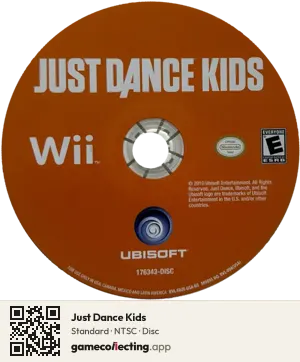 Just Dance Kids Nintendo Wii, NTSC disc