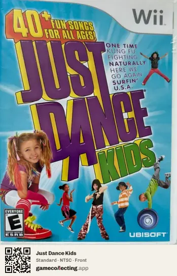 Just Dance Kids Nintendo Wii, NTSC box front