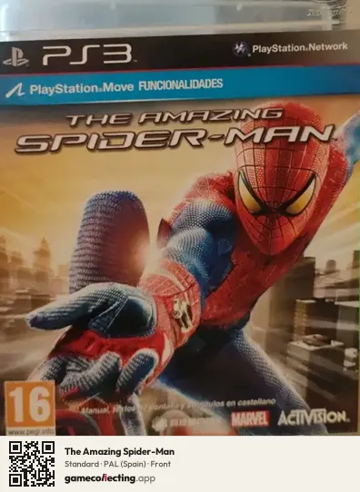 The Amazing Spider-Man PlayStation 3, Spain box front
