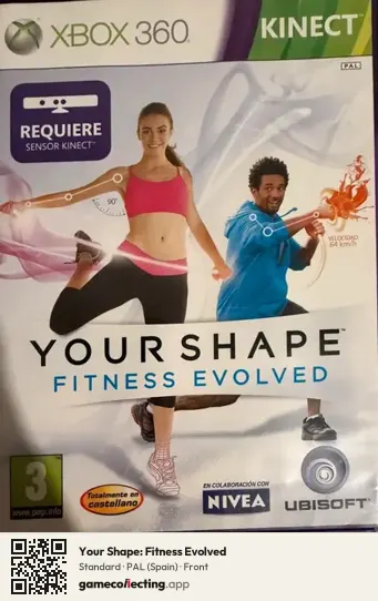 Your Shape: Fitness Evolved Xbox 360, Spain box front