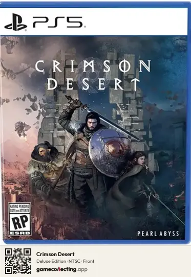 Crimson Desert PlayStation 5, NTSC box front