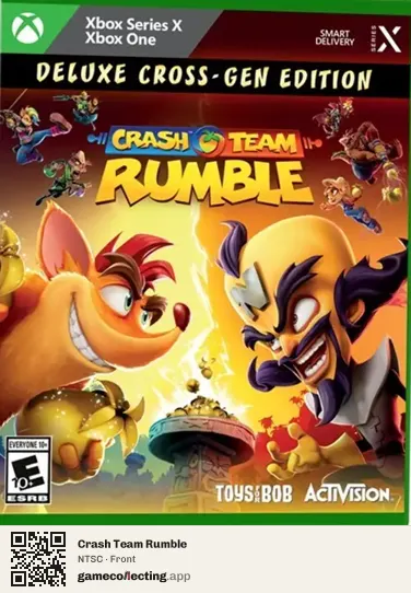 Crash Team Rumble Xbox One, NTSC box front