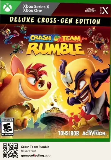 Crash Team Rumble Xbox One, NTSC box front