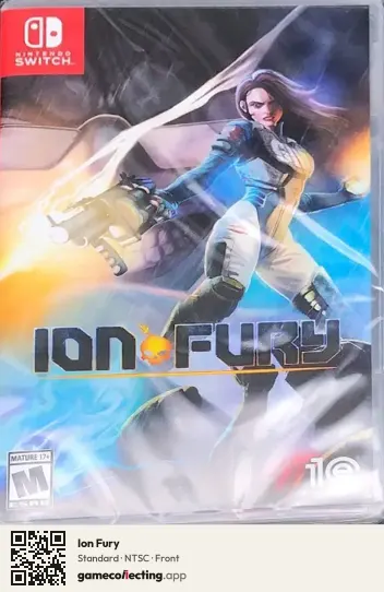 Ion Fury Nintendo Switch, NTSC box front
