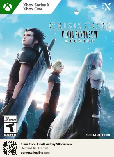 Crisis Core: Final Fantasy VII Reunion Xbox One, NTSC box front