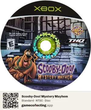 Scooby-Doo! Mystery Mayhem Xbox, NTSC disc