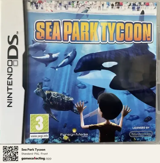 Sea Park Tycoon Nintendo DS, PAL box front