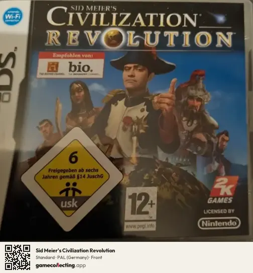 Sid Meier's Civilization Revolution Nintendo DS, Germany box front