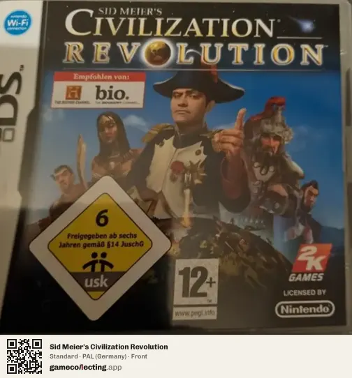 Sid Meier's Civilization Revolution Nintendo DS, Germany box front