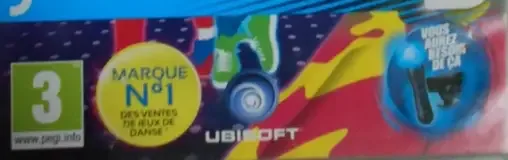 Just Dance 3, the PEGI square on its front