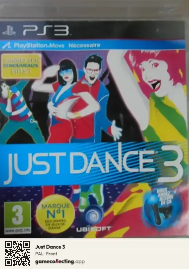 Just Dance 3 PlayStation 3, PAL box front